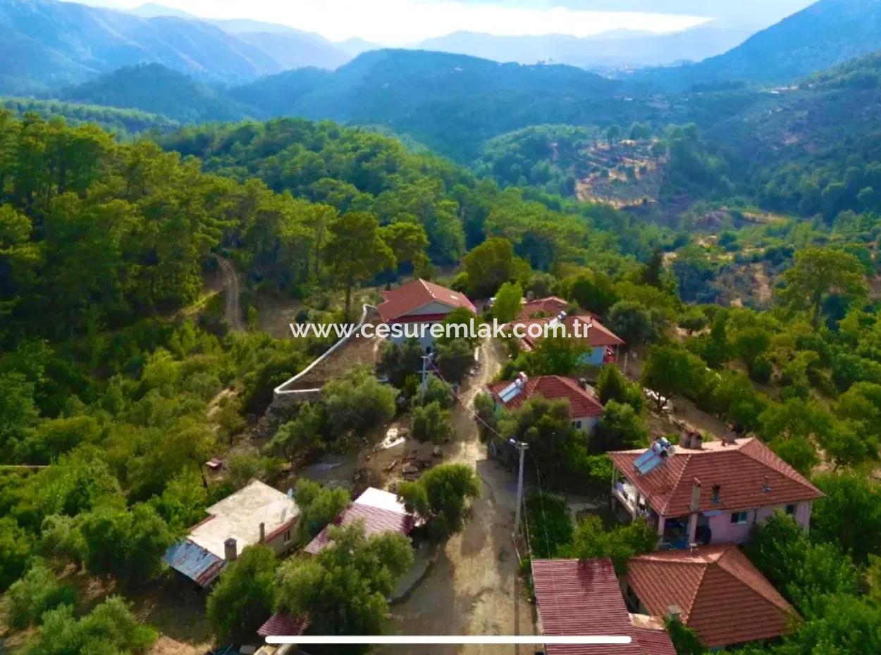 75M2 Unten 75M2 Oben = 150M2 Terrasse Baugenehmigung Balkon 1000M2 Einzeleigentumsurkunde Parzelle Mit Blick Auf Die Natur In Gökçeovacik