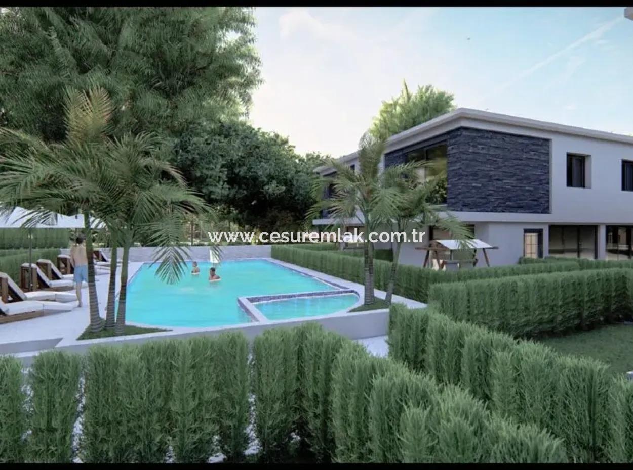 2 1 Gartenvilla Mit Pool In Karaçalı Ref.code:5852