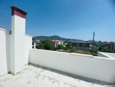 4 In 1 Maisonette-Wohnung Mit Fußbodenheizung In Dalaman Hürriyet Nachbarschaft