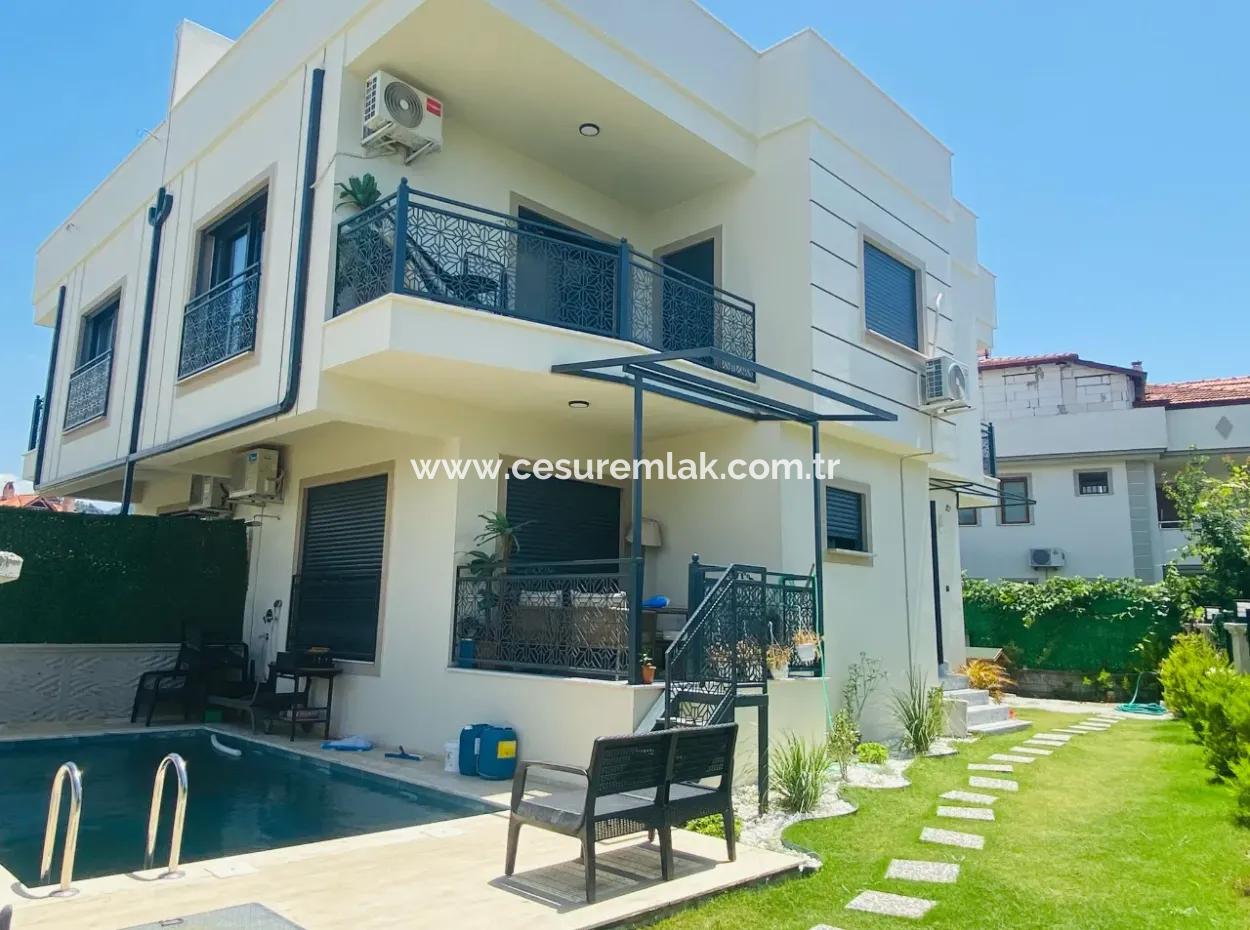 4 1 Villa With Pool For Sale In Karaçalı Ref.code:6911