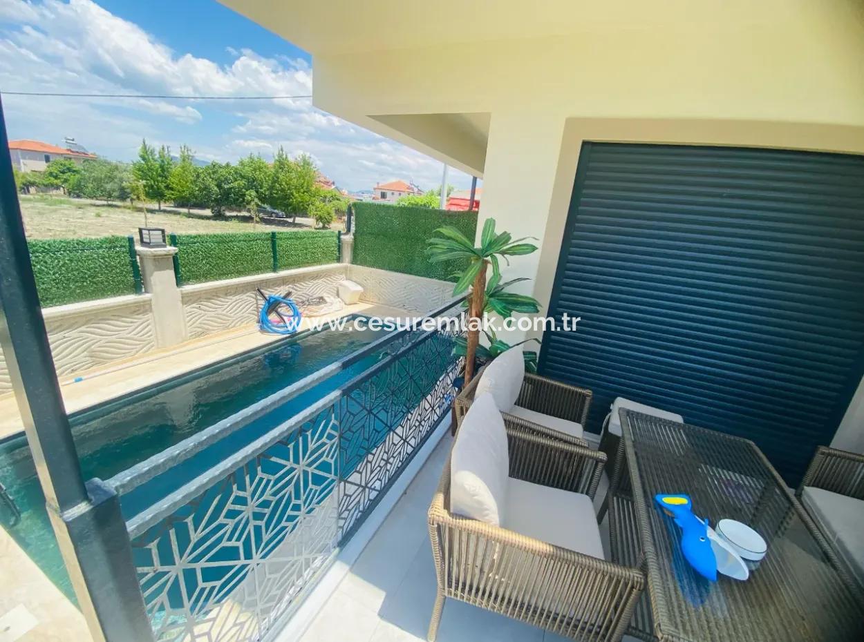 4 1 Villa With Pool For Sale In Karaçalı Ref.code:6911