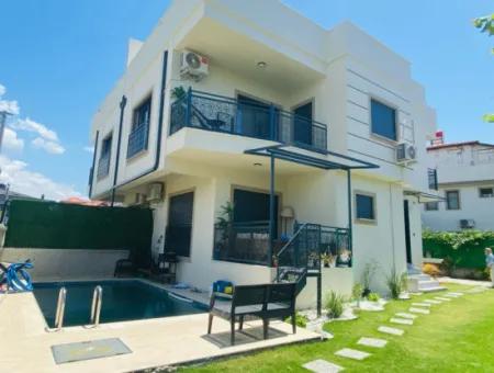 4 1 Villa With Pool For Sale In Karaçalı Ref.code:6911