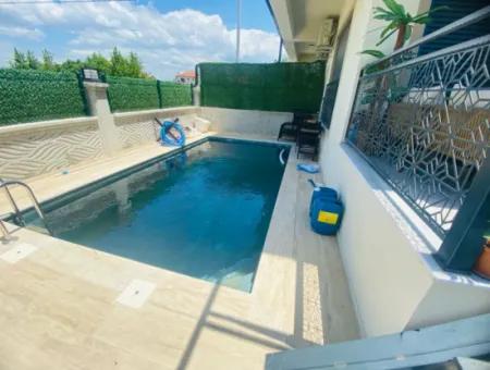 4 1 Villa With Pool For Sale In Karaçalı Ref.code:6911