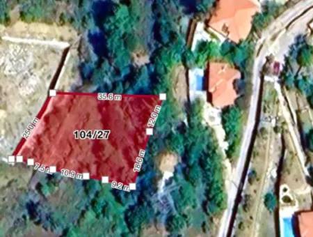 75M2 Bottom 75M2 Top = 150M2 Terrace Balcony Construction Permit 1000M2 Single Title Deed Parcel With Nature View In Gökçeovacik