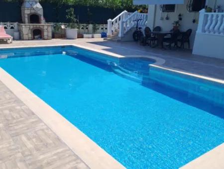 4 1 Villa With Pool For Sale In Karaçalı Ref.code:7012