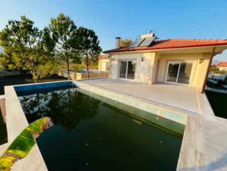 3 1 Single Storey Detached Villa With Pool In 750M2 Plot In Ortaca Akıncı