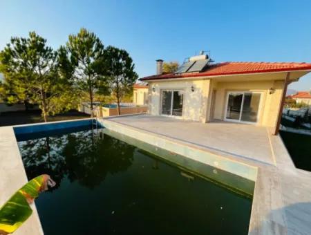 3 1 Single Storey Detached Villa With Pool In 750M2 Plot In Ortaca Akıncı