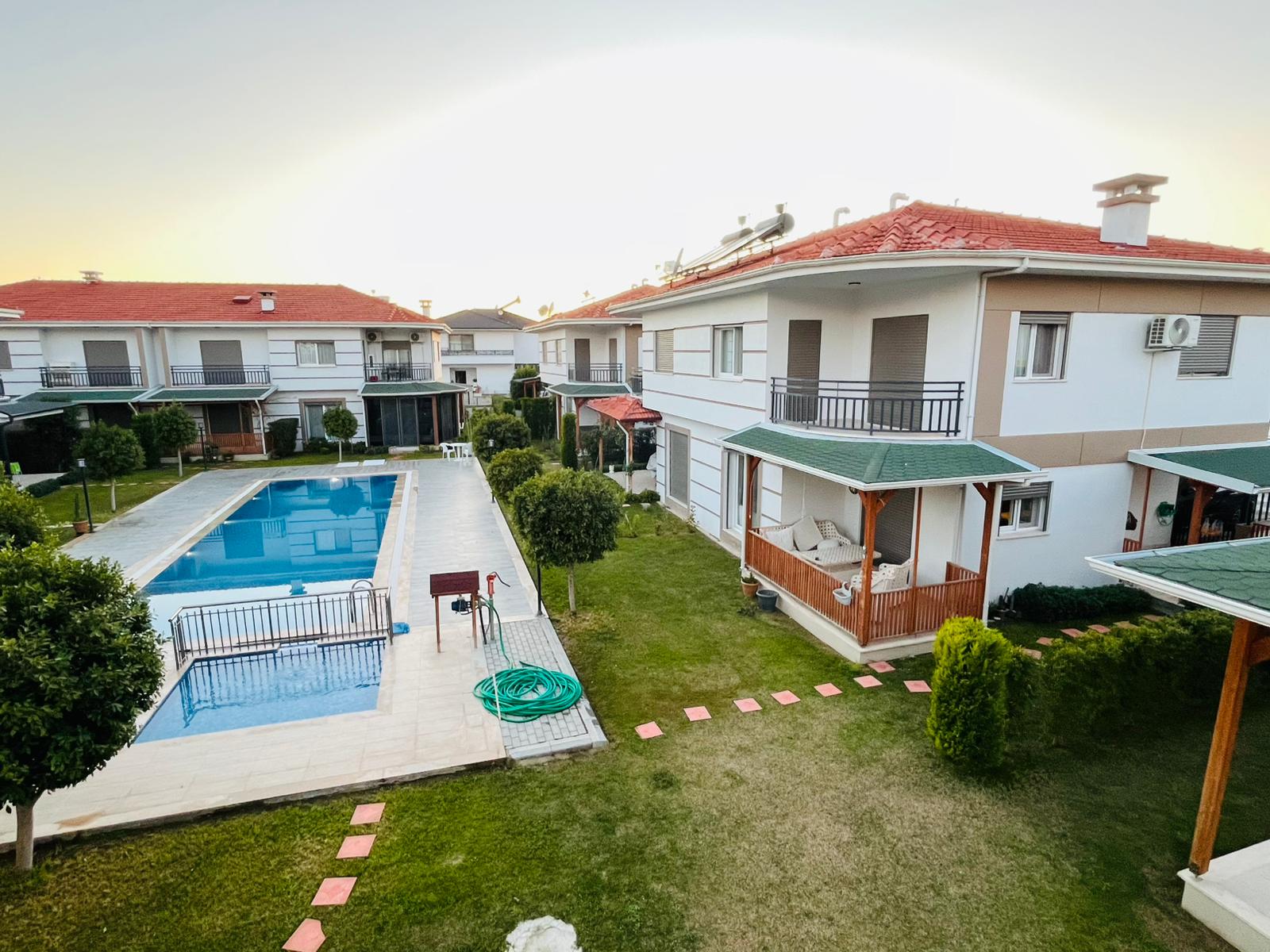 Dalaman Karaçalı'da Havuzlu Sitede Satılık 3+1 Villa REF.KODU:7116