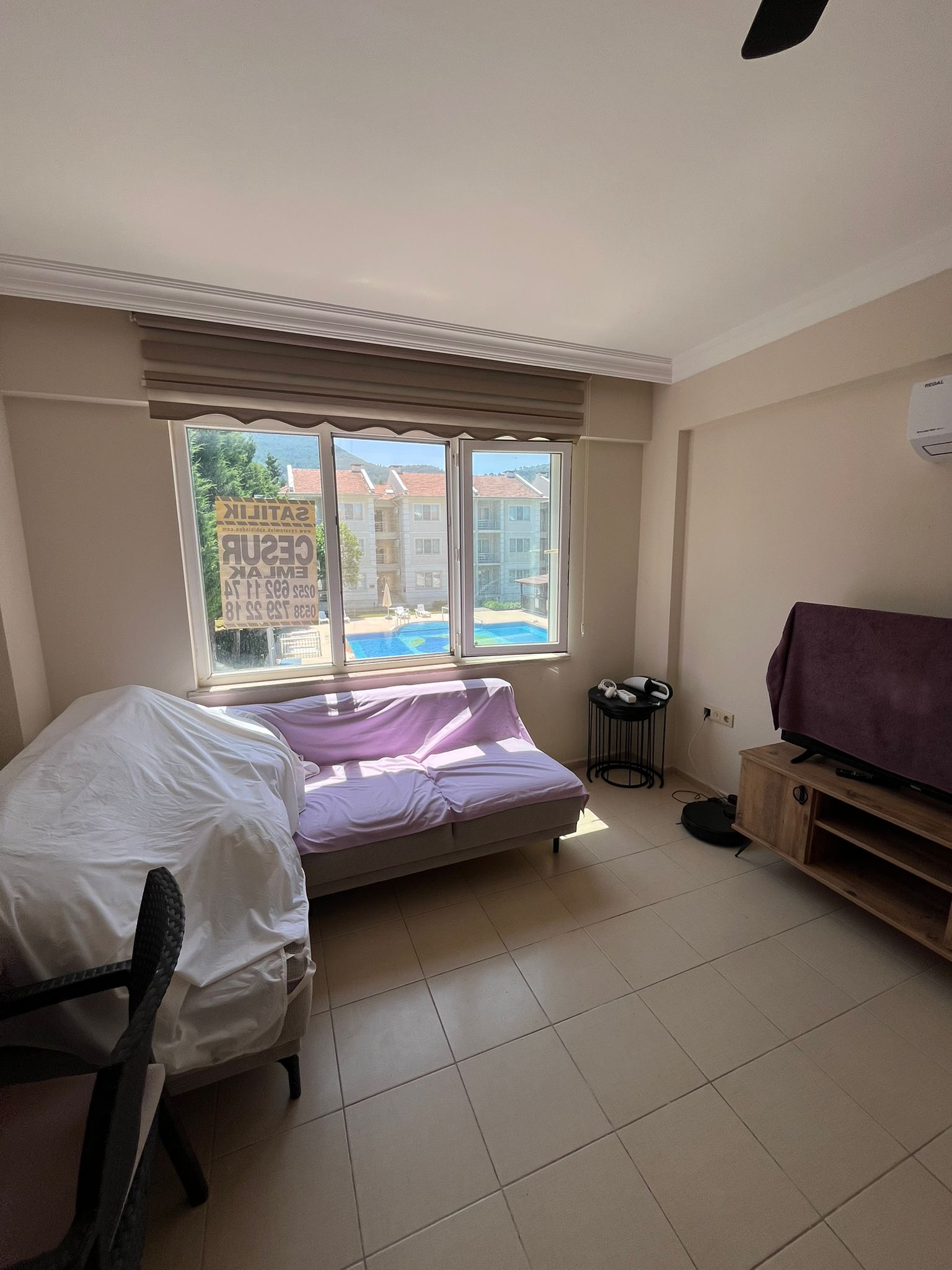 Büyük Havuzlu Sitede Satılık 2+1 Daire Ref.Kodu:7235