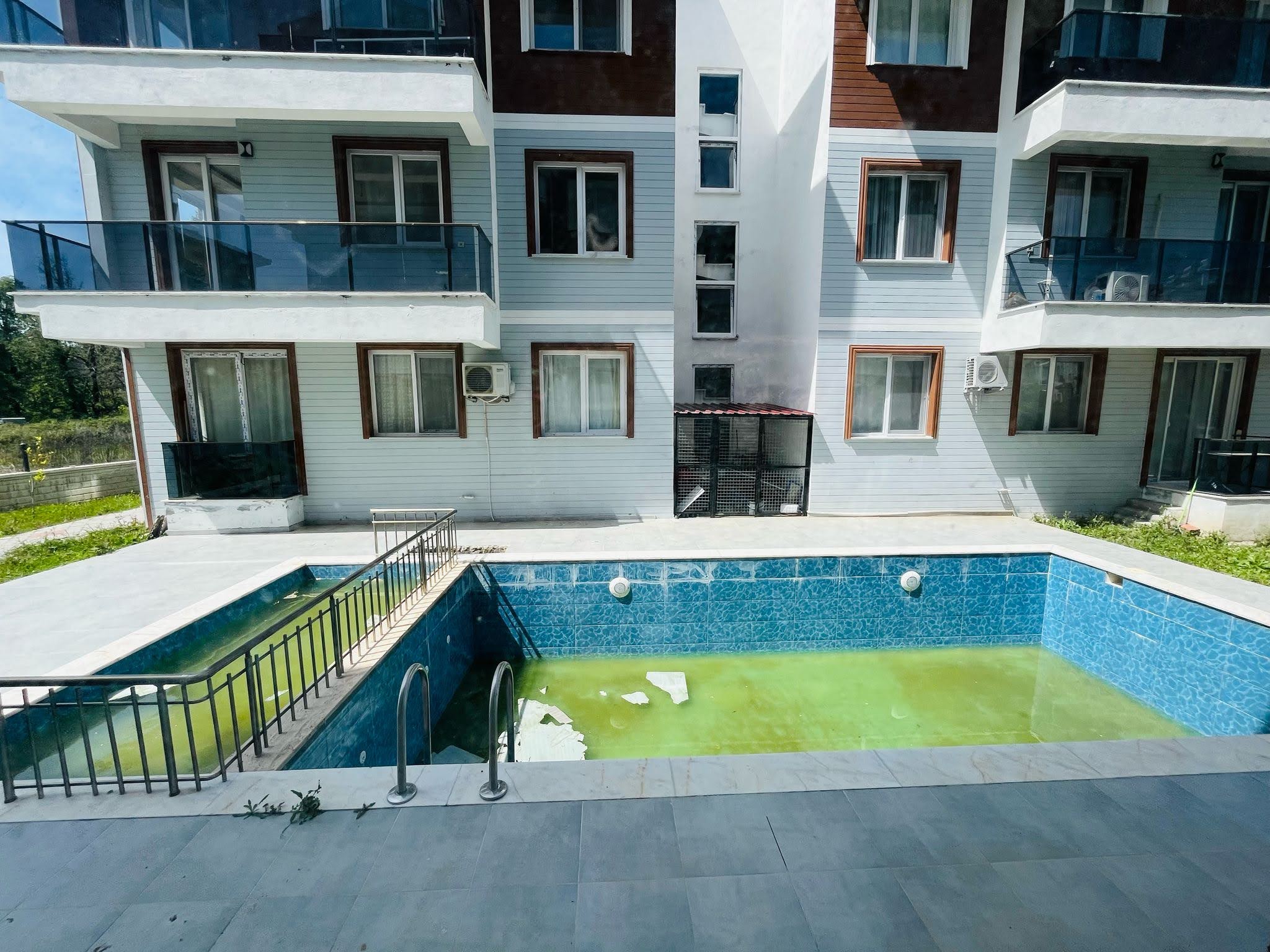 Havuzlu Sitede Kiralık 1+1 Boş Daire Ref.Kodu:7190