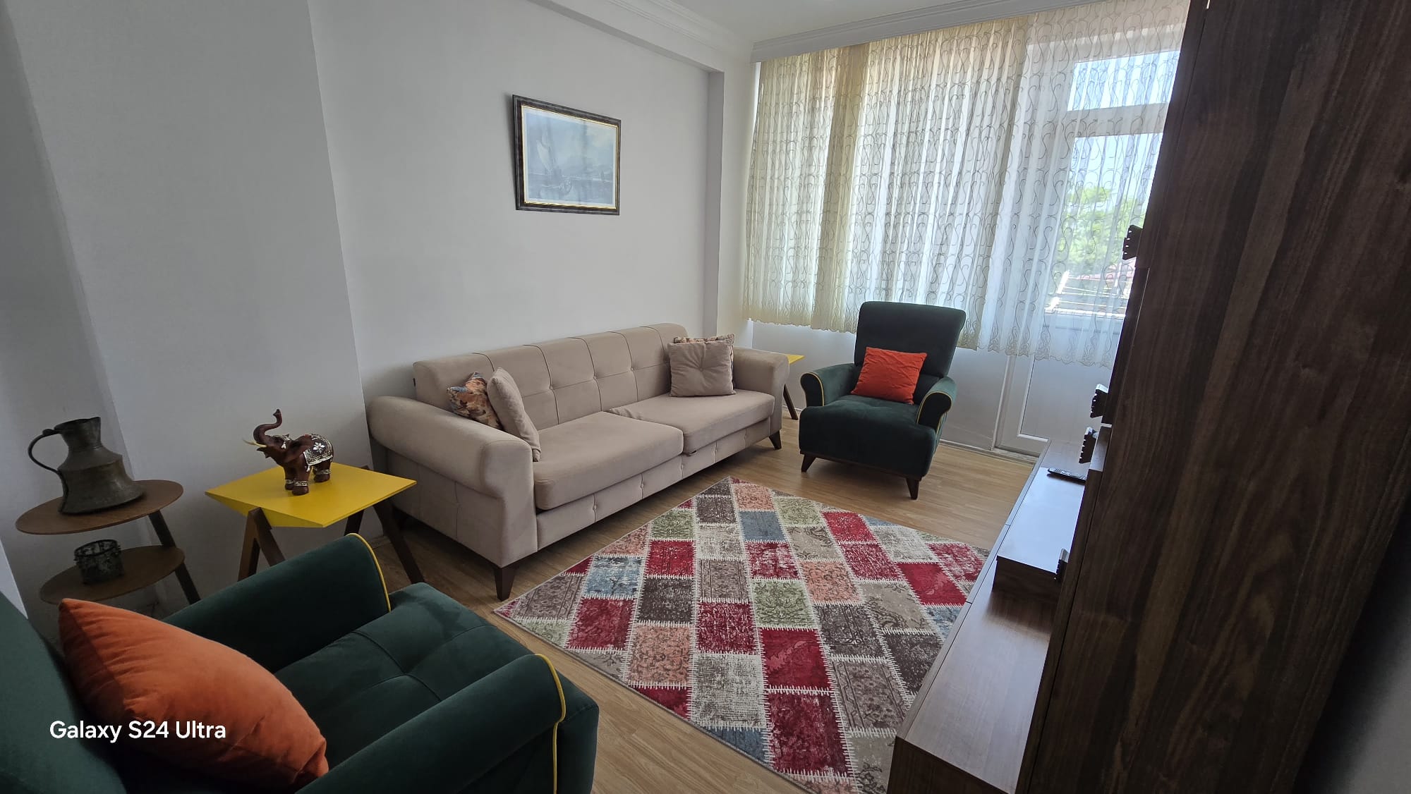 DALAMAN MERKEZ'DE 3+1 SATILIK FULL EŞYALI DAİRE – 96 m², 2 BANYO