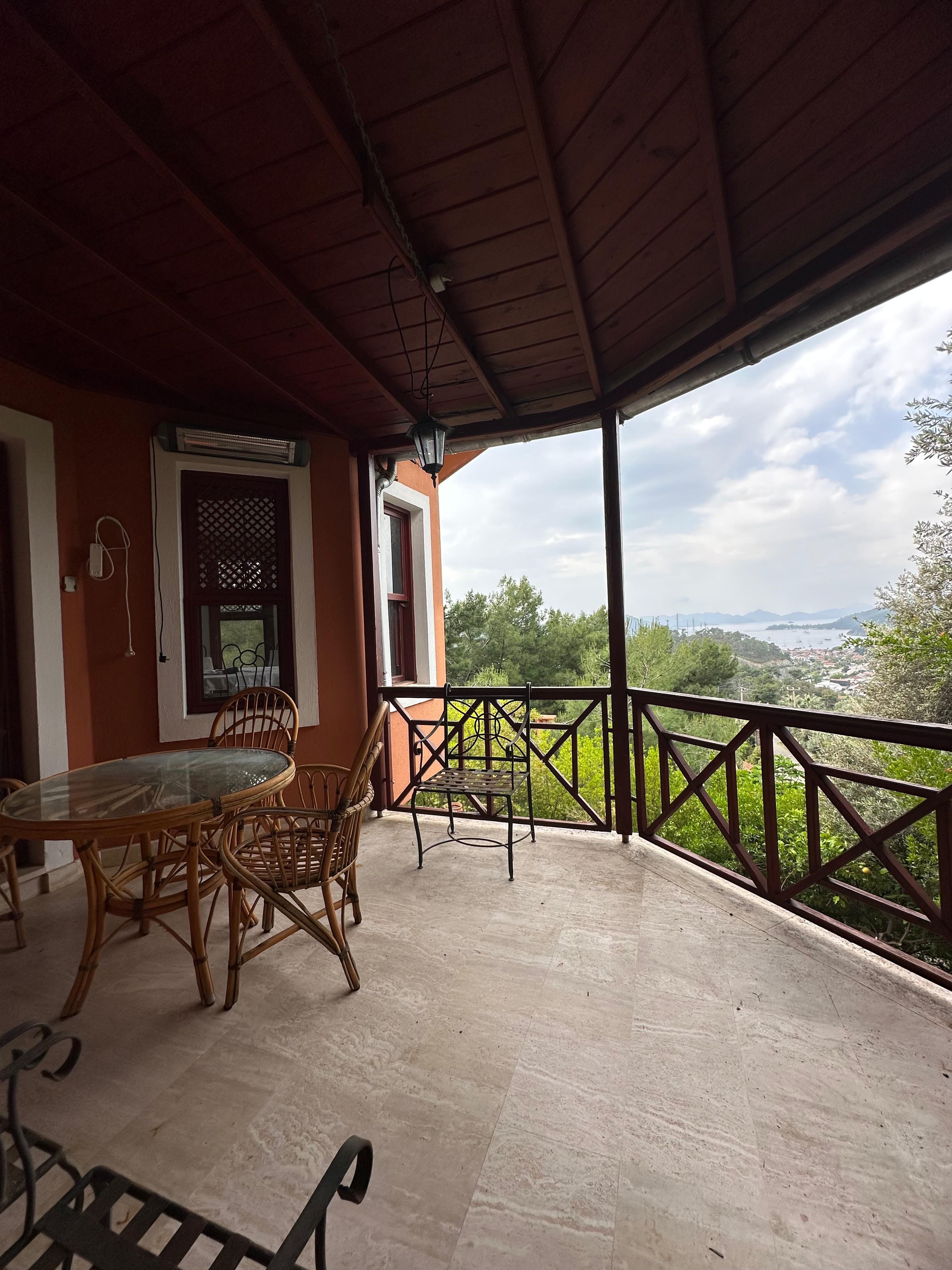 Göcek'te Deniz Manzaralı 4+1 Satılık Villa Redf.Kodu:7275