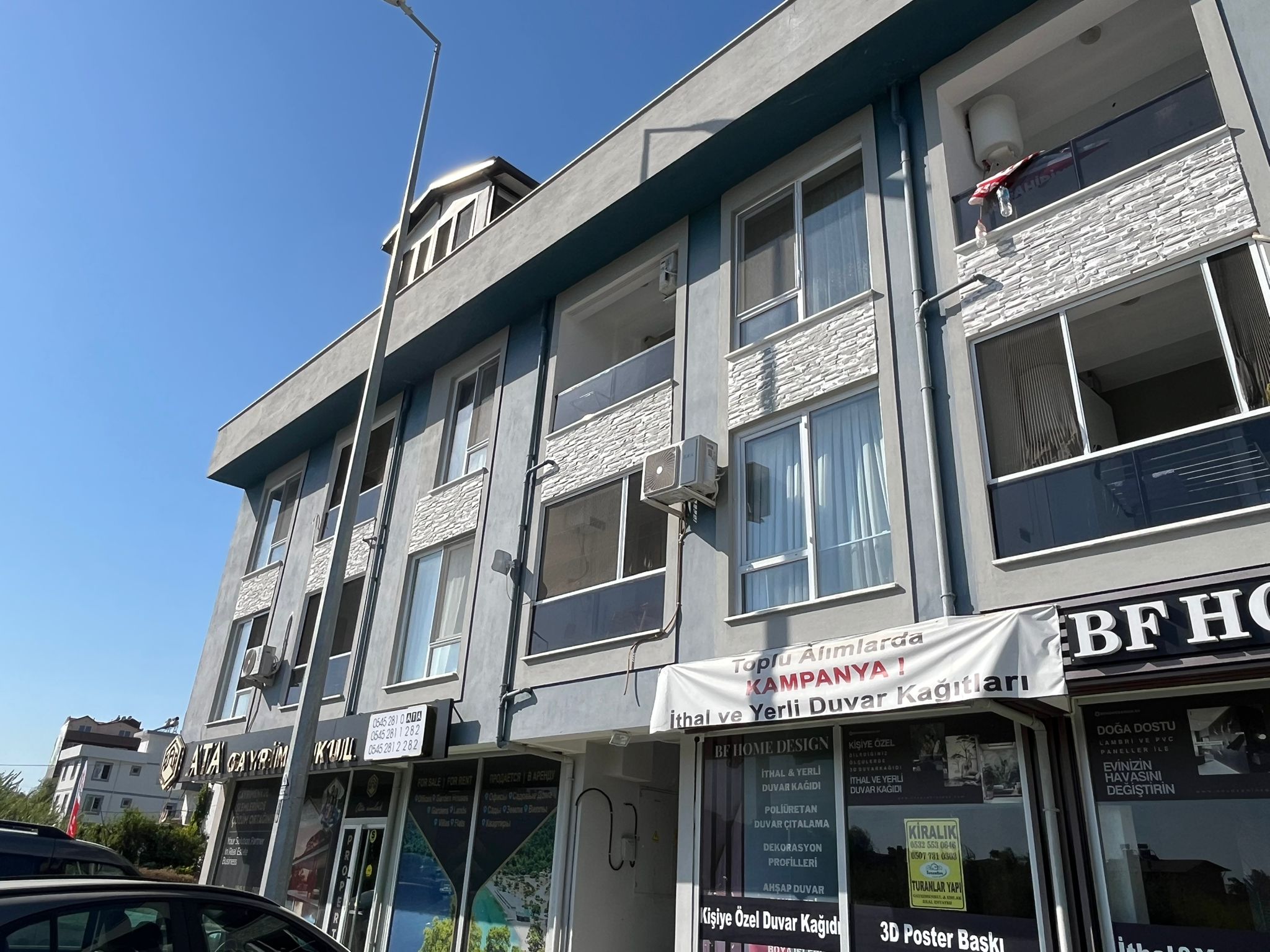 KAPALI MUTFAK Çok Geniş İster Eşyalı İster Boş Satılık Daire