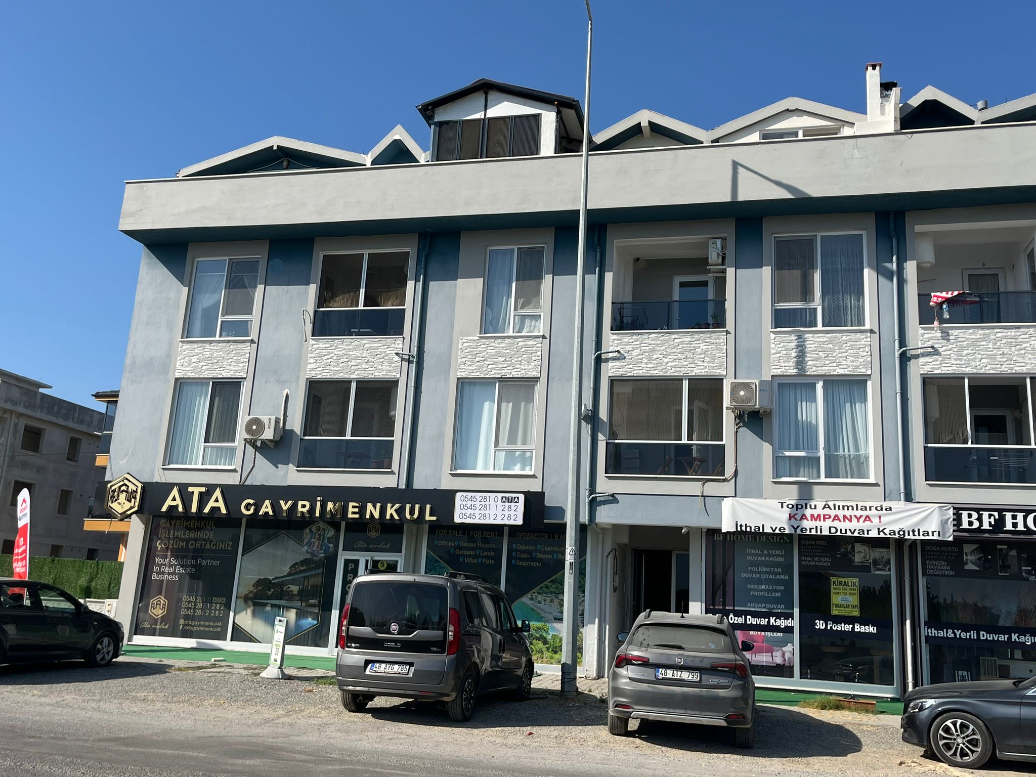 KAPALI MUTFAK Çok Geniş İster Eşyalı İster Boş Satılık Daire