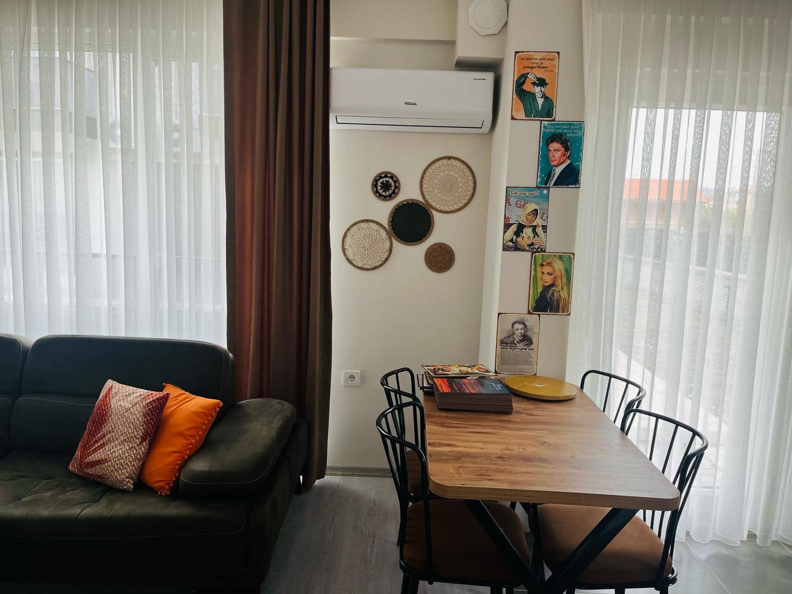 DALAMAN HAVUZLU SİTEDE KİRALIK 2+1 EŞYALI DAİRE REF.KODU:7191