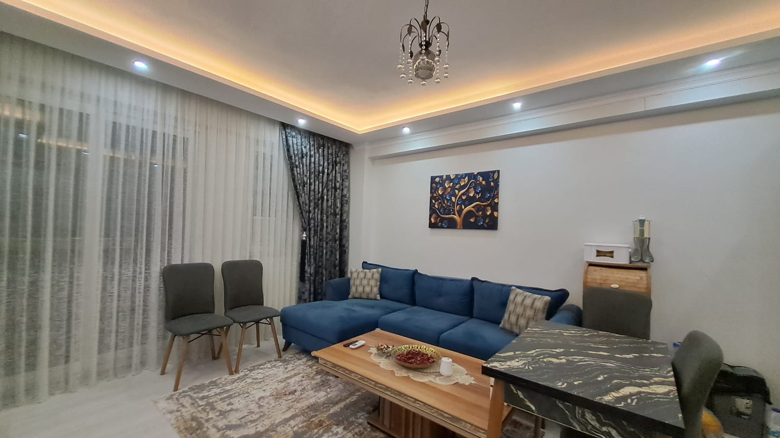 DALAMAN KARAÇALIDA MERKEZİ KONUMDA SATILIK 1+1 ARA KAT DAİRE